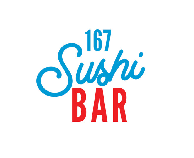 167 sushi bar charleston sc logo 2